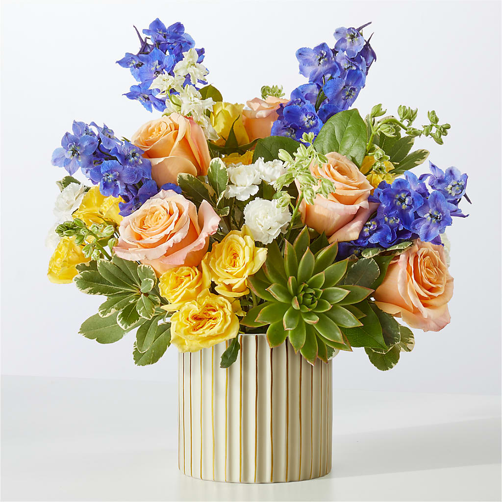 Cobalt Reverie Bouquet – BEBE'S FLOWER SHOP, Los Angeles CA
