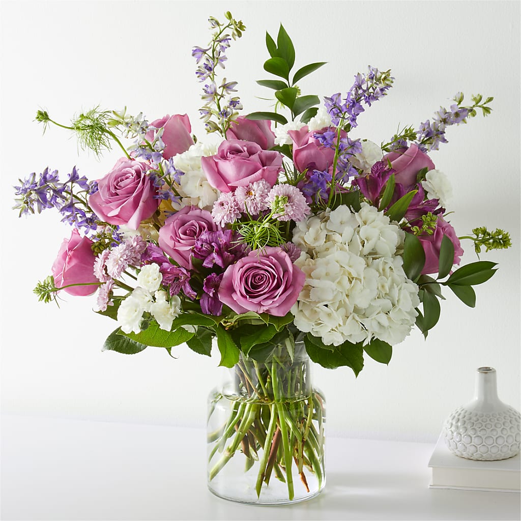 Violet Caress Bouquet – BEBE'S FLOWER SHOP, Los Angeles CA