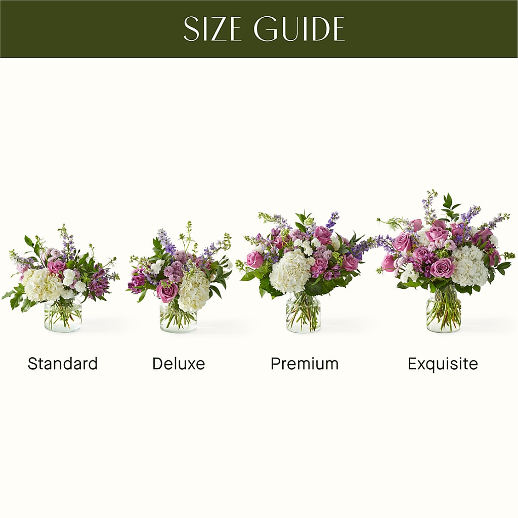 Violet Caress Bouquet – BEBE'S FLOWER SHOP, Los Angeles CA