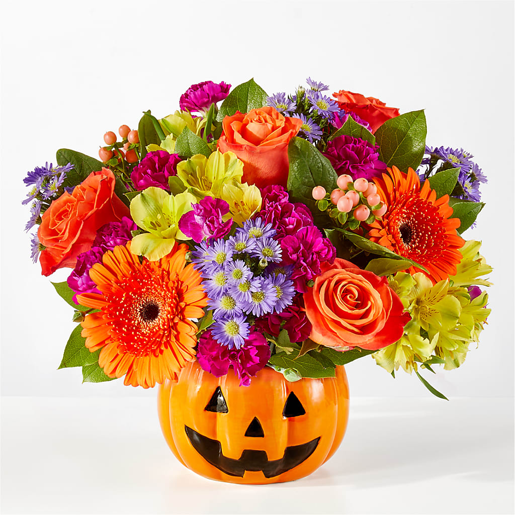 Tricks & Treats Pumpkin – BEBE'S FLOWER SHOP, Los Angeles CA