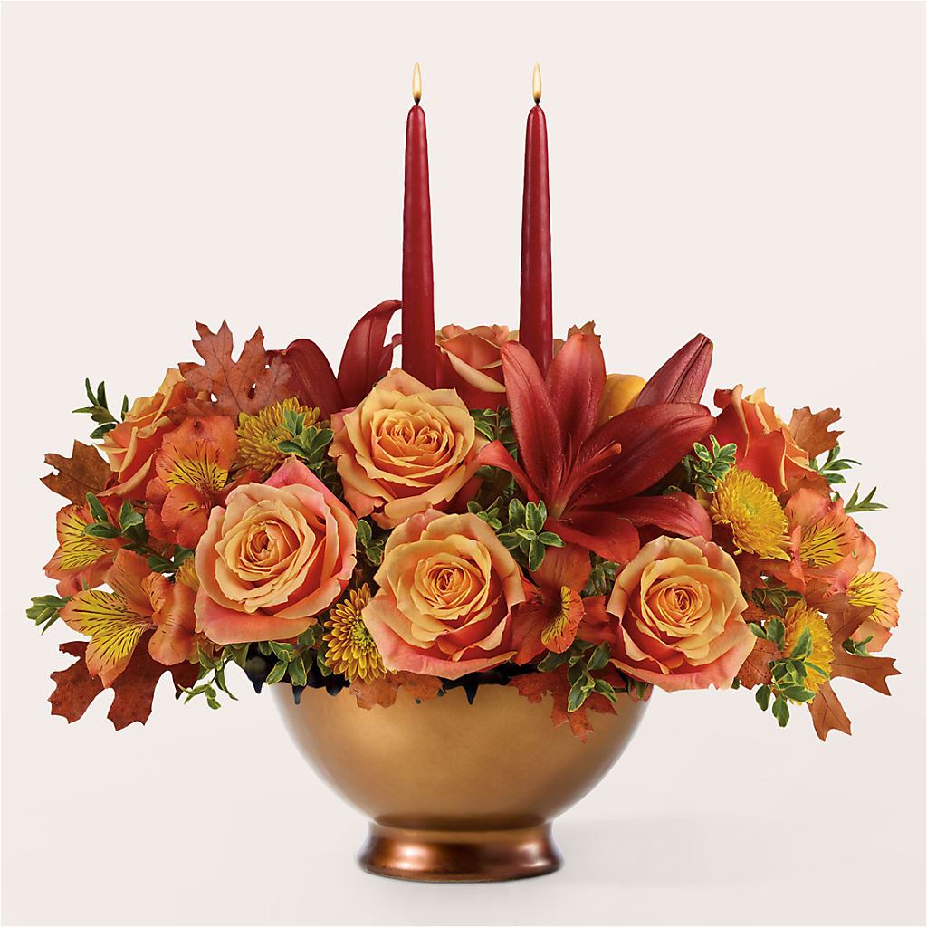 Harvest Table Centerpiece – BEBE'S FLOWER SHOP, Los Angeles CA