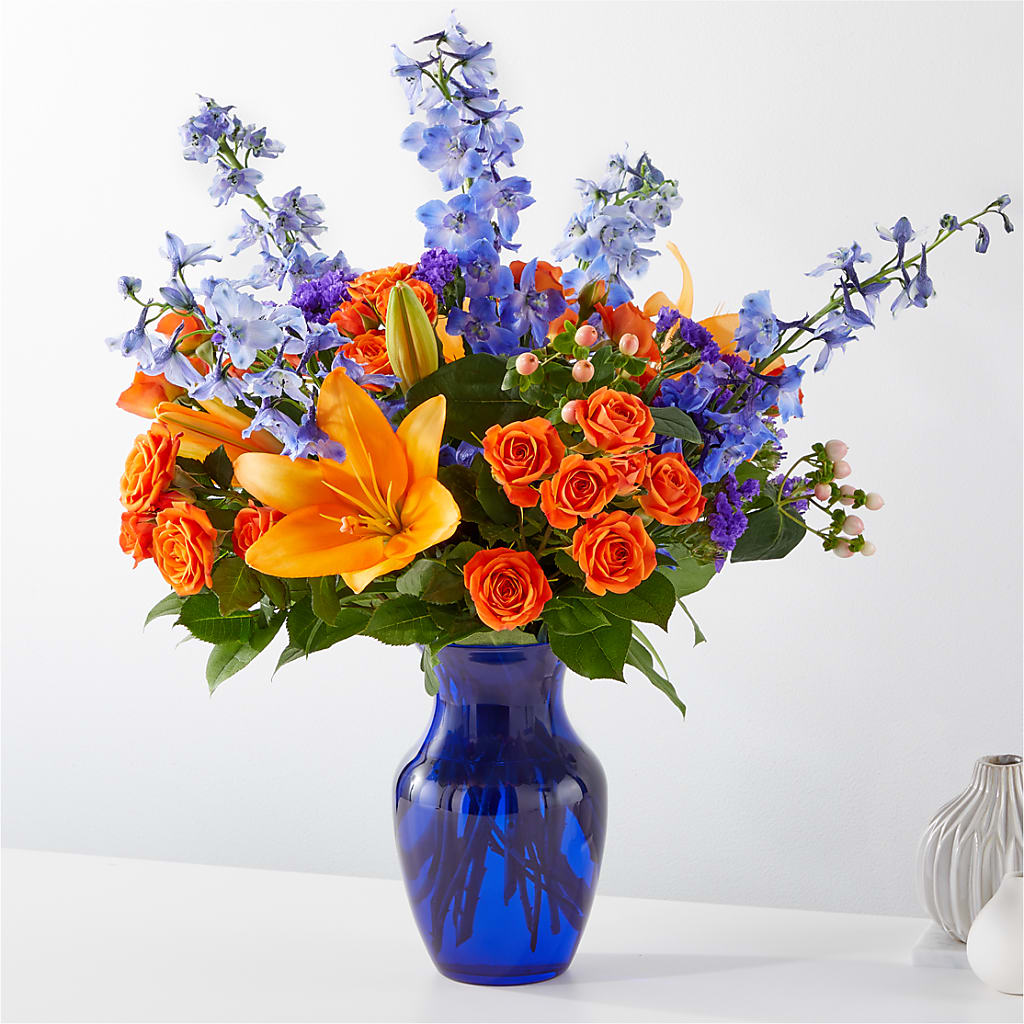 Radiant Citrus Bouquet – BEBE'S FLOWER SHOP, Los Angeles CA
