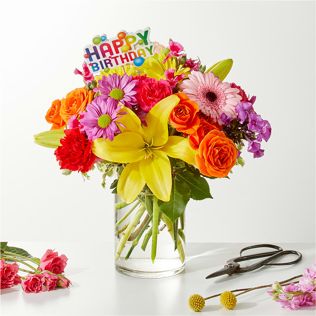 Cue the Confetti - A Florist Original – BEBE'S FLOWER SHOP, Los Angeles CA