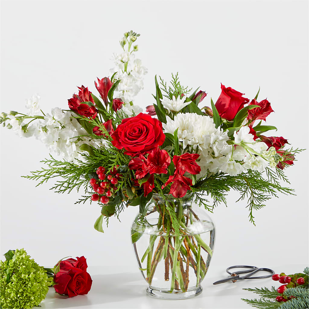 Merry Moment Bouquet – A Florist Original – BEBE'S FLOWER SHOP, Los Angeles CA
