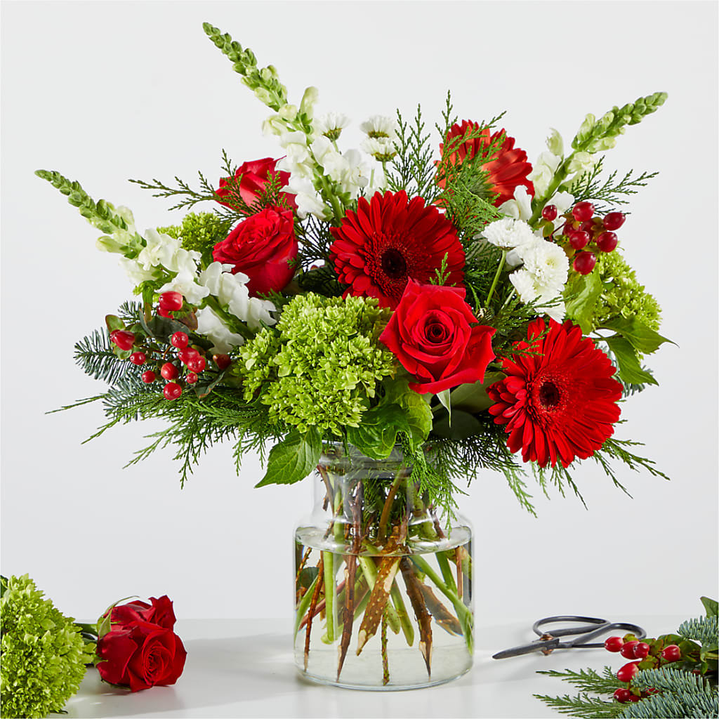 Merry Moment Bouquet – A Florist Original – BEBE'S FLOWER SHOP, Los Angeles CA