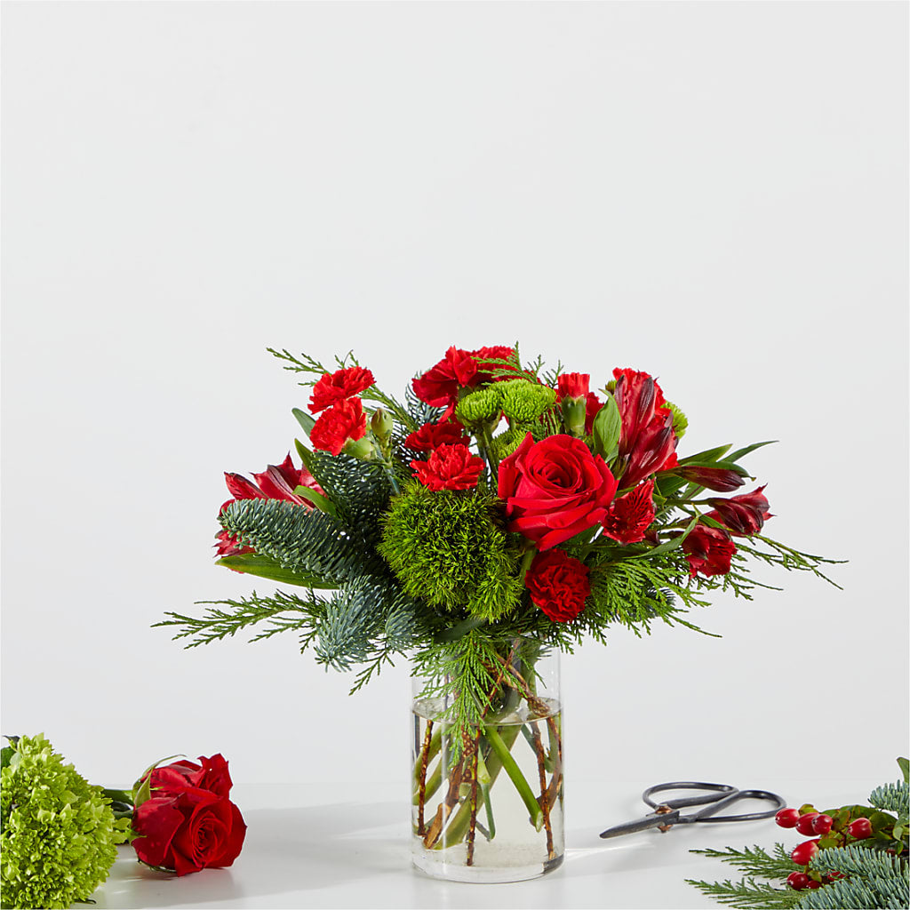 Merry Moment Bouquet – A Florist Original – BEBE'S FLOWER SHOP, Los Angeles CA