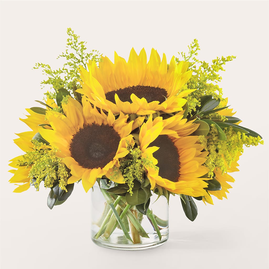Beaming Sunflower Bouquet – BEBE'S FLOWER SHOP, Los Angeles CA