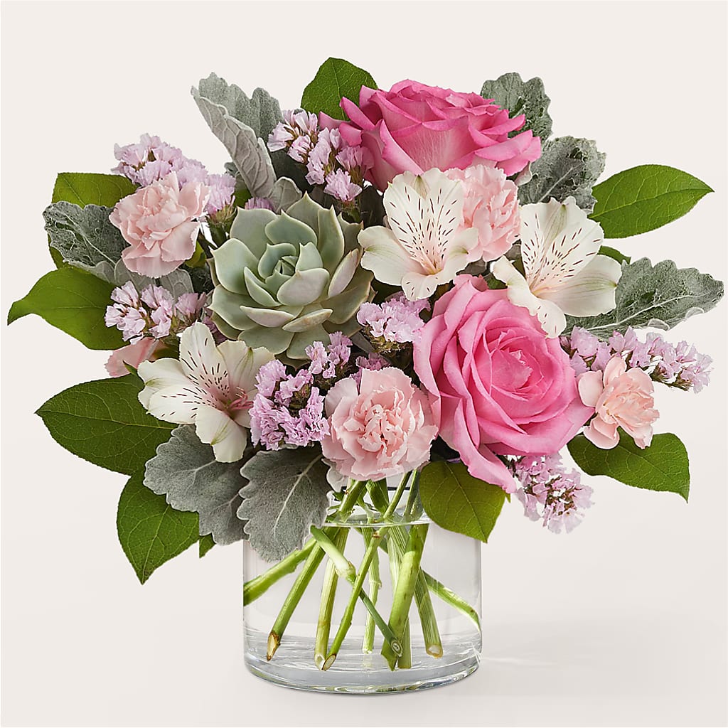 Dusty Rose Bouquet – BEBE'S FLOWER SHOP, Los Angeles CA