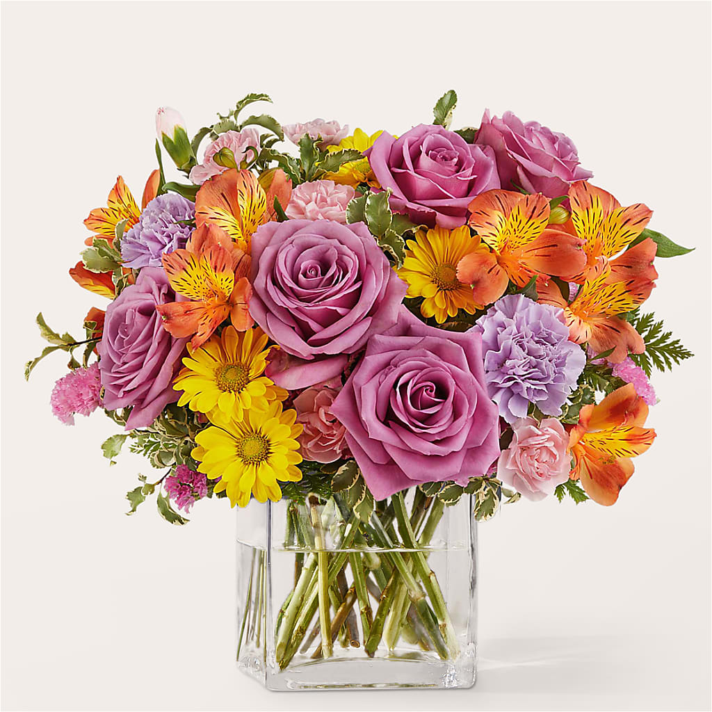Shades of Happiness Bouquet – BEBE'S FLOWER SHOP, Los Angeles CA