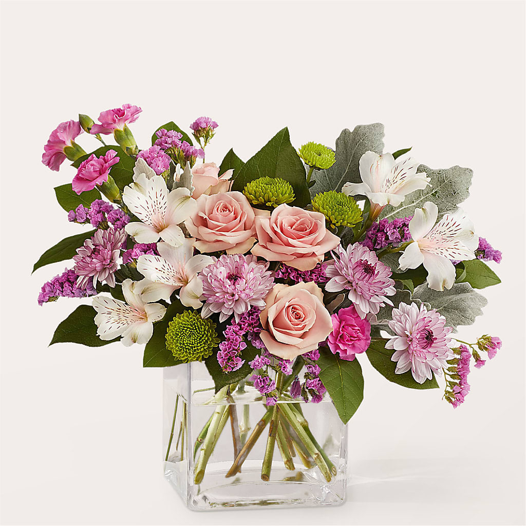 Pink Suede Bouquet – BEBE'S FLOWER SHOP, Los Angeles CA