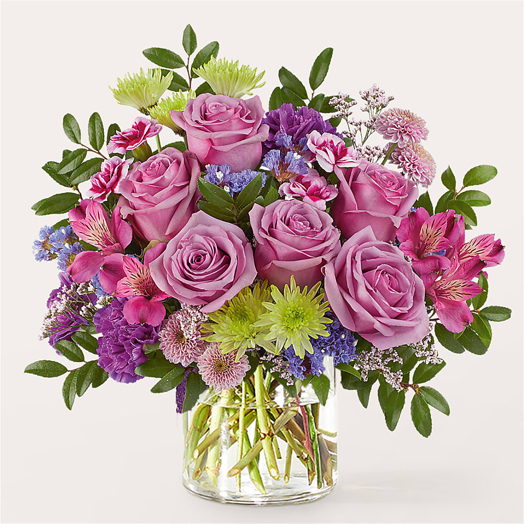Glass Half Full Bouquet – BEBE'S FLOWER SHOP, Los Angeles CA
