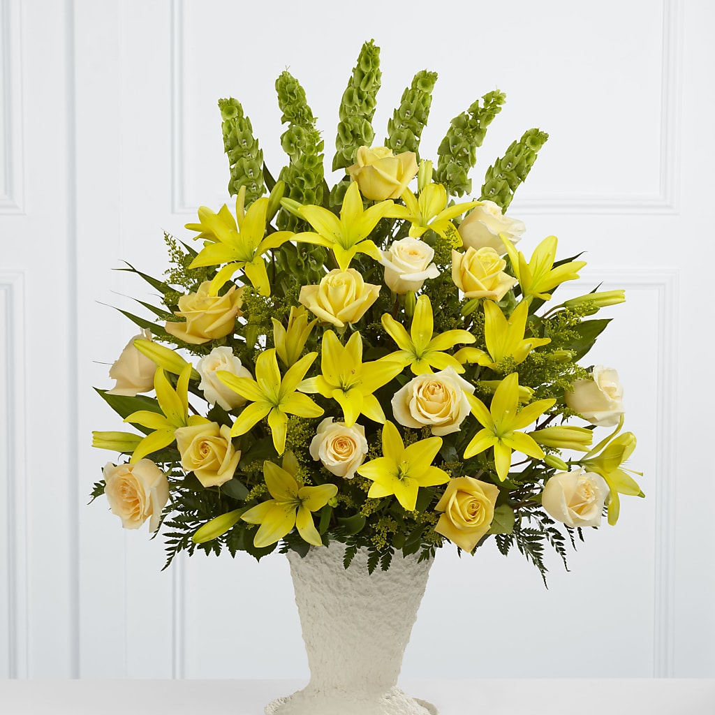 Golden Memories Arrangement – BEBE'S FLOWER SHOP, Los Angeles CA