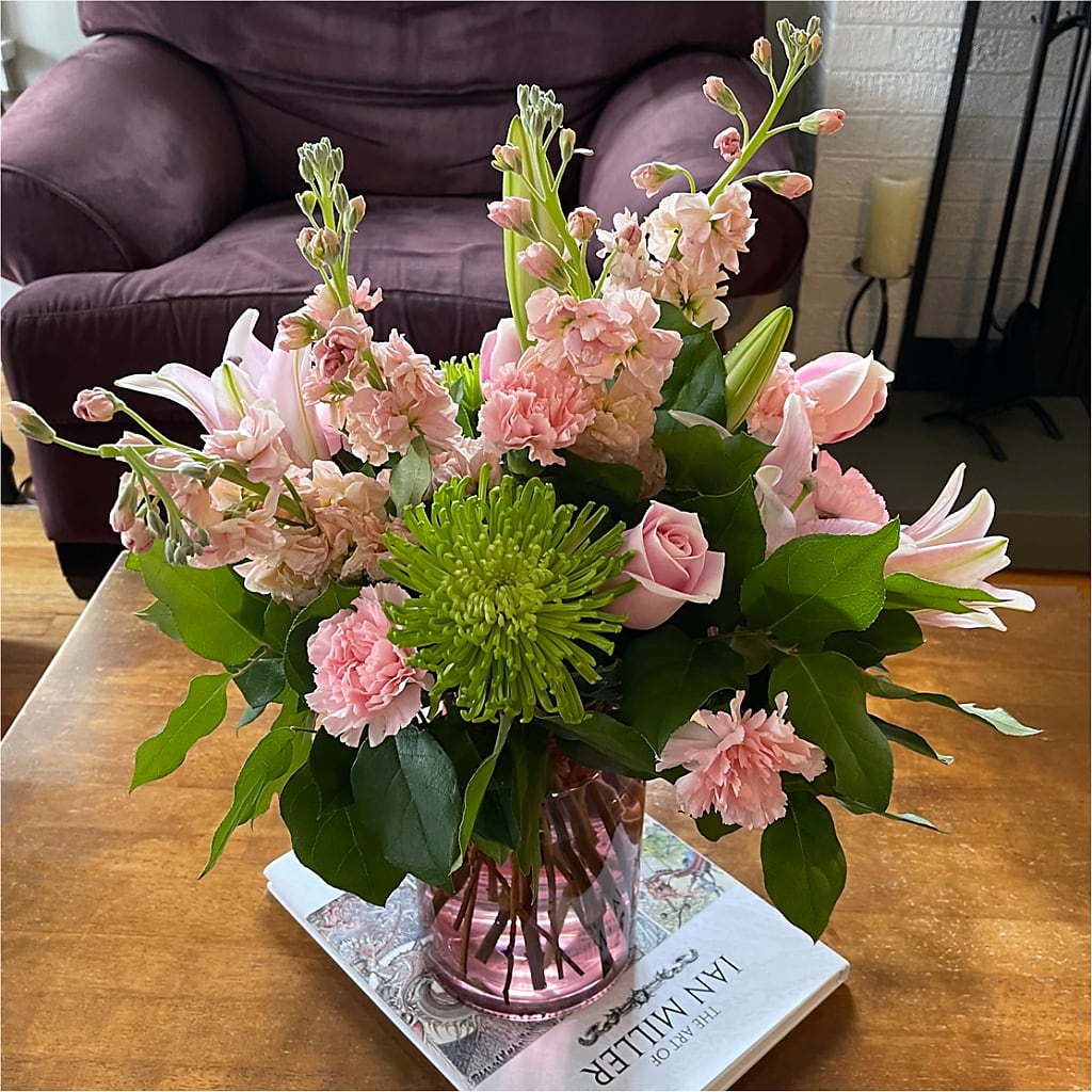 Pretty in Pink Bouquet – BEBE'S FLOWER SHOP, Los Angeles CA