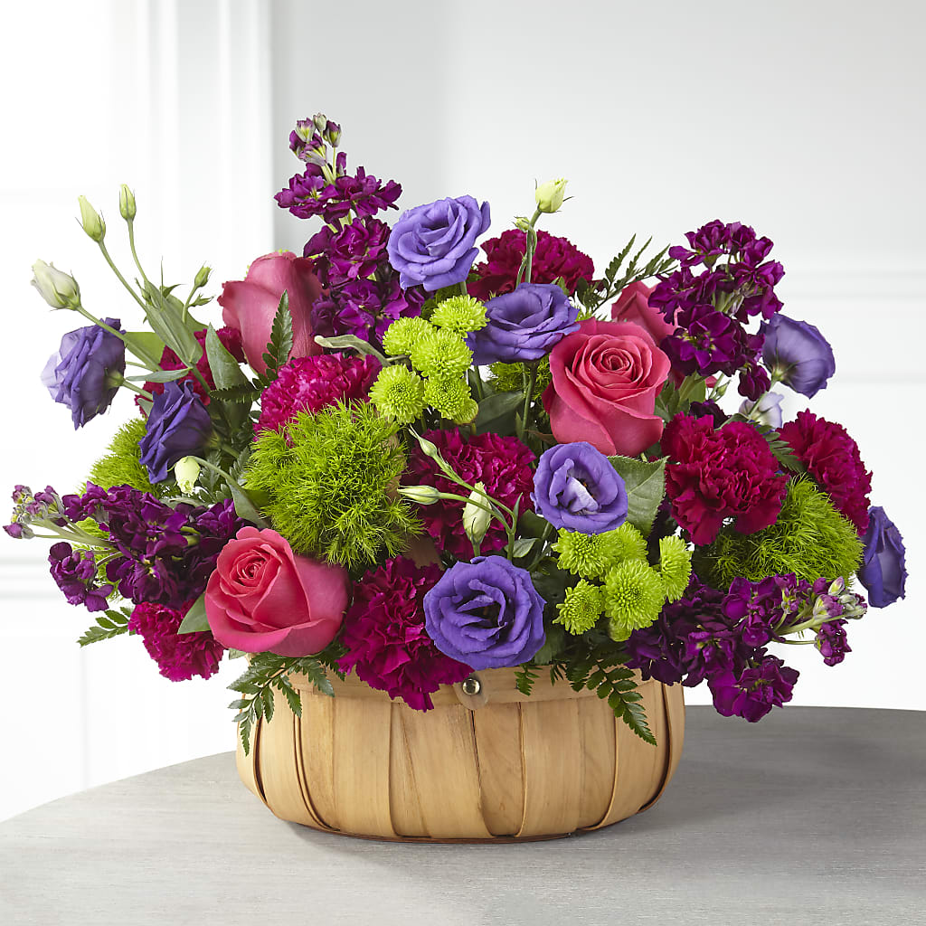 Serene Sanctuary Basket – BEBE'S FLOWER SHOP, Los Angeles CA