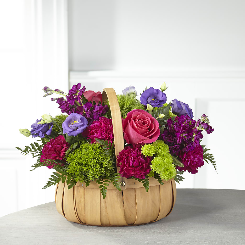 Serene Sanctuary Basket – BEBE'S FLOWER SHOP, Los Angeles CA