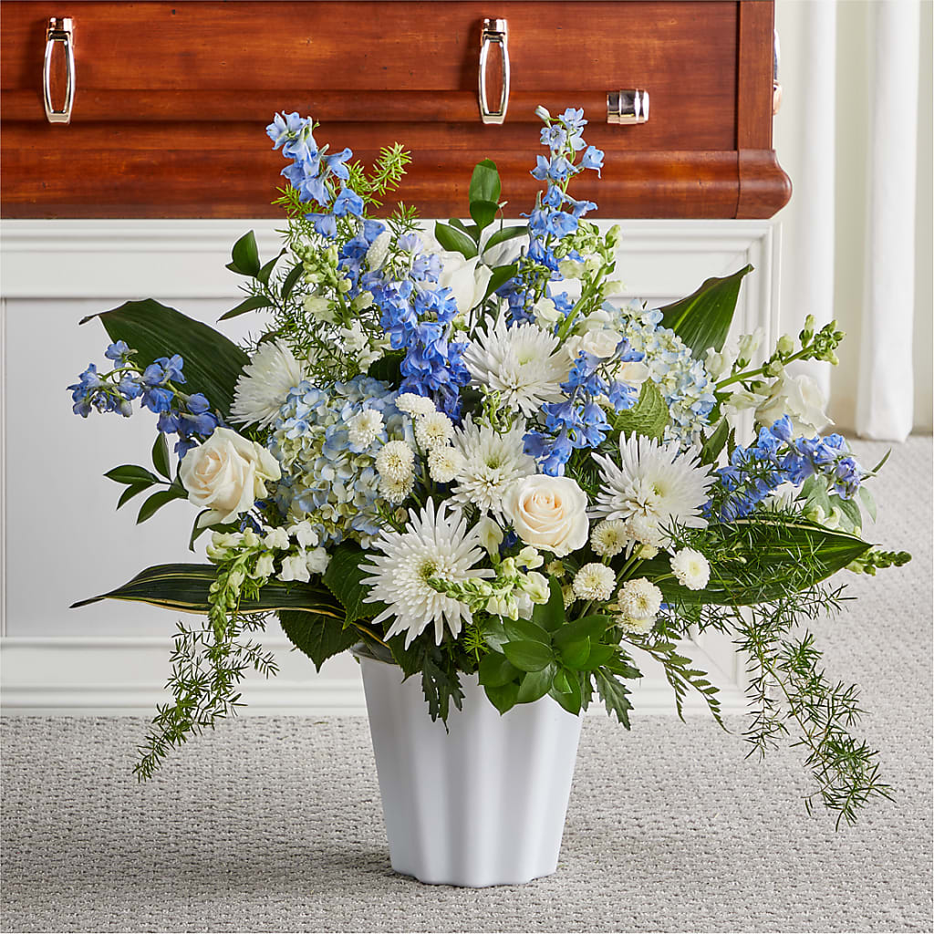 Everlasting Memories Floor Basket – BEBE'S FLOWER SHOP, Los Angeles CA