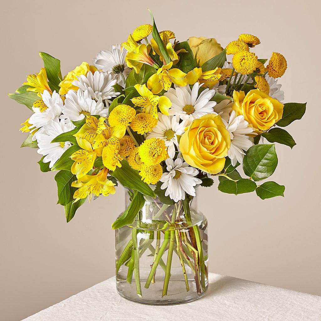 Sunny Sentiments Bouquet – BEBE'S FLOWER SHOP, Los Angeles CA