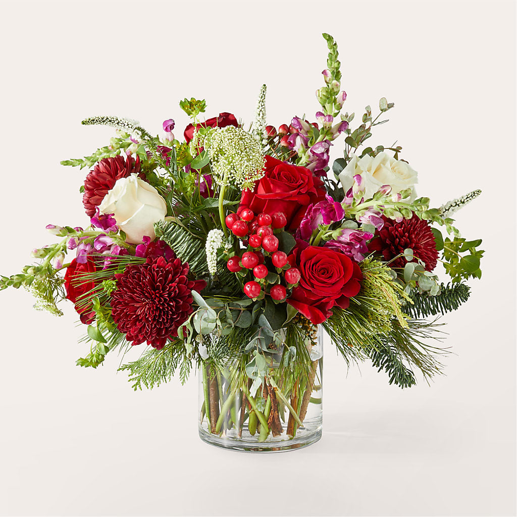 Cranberry Fizz Bouquet – BEBE'S FLOWER SHOP, Los Angeles CA
