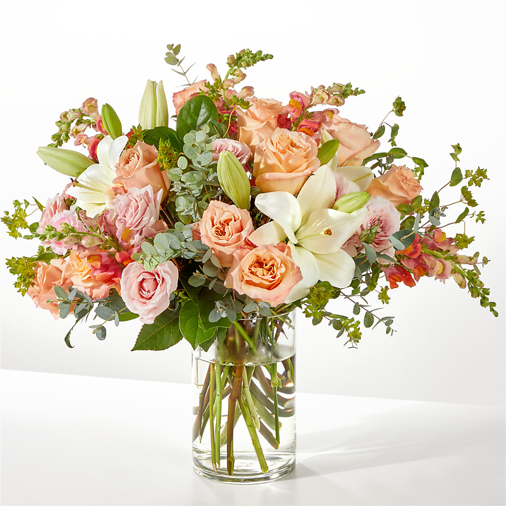 Grapefruit Splash Bouquet – BEBE'S FLOWER SHOP, Los Angeles CA
