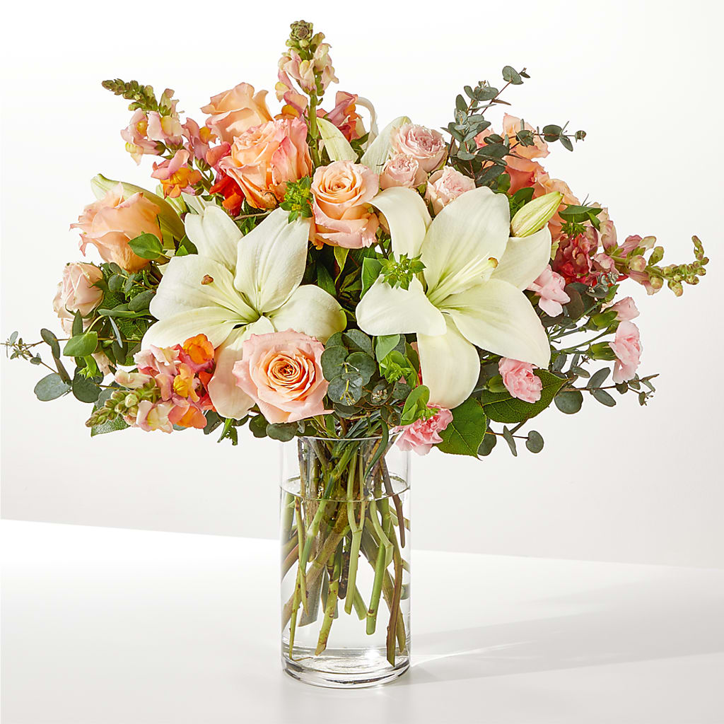 Grapefruit Splash Bouquet – BEBE'S FLOWER SHOP, Los Angeles CA