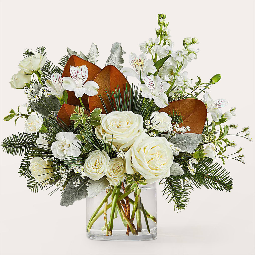 Fresh Snowfall Bouquet – BEBE'S FLOWER SHOP, Los Angeles CA