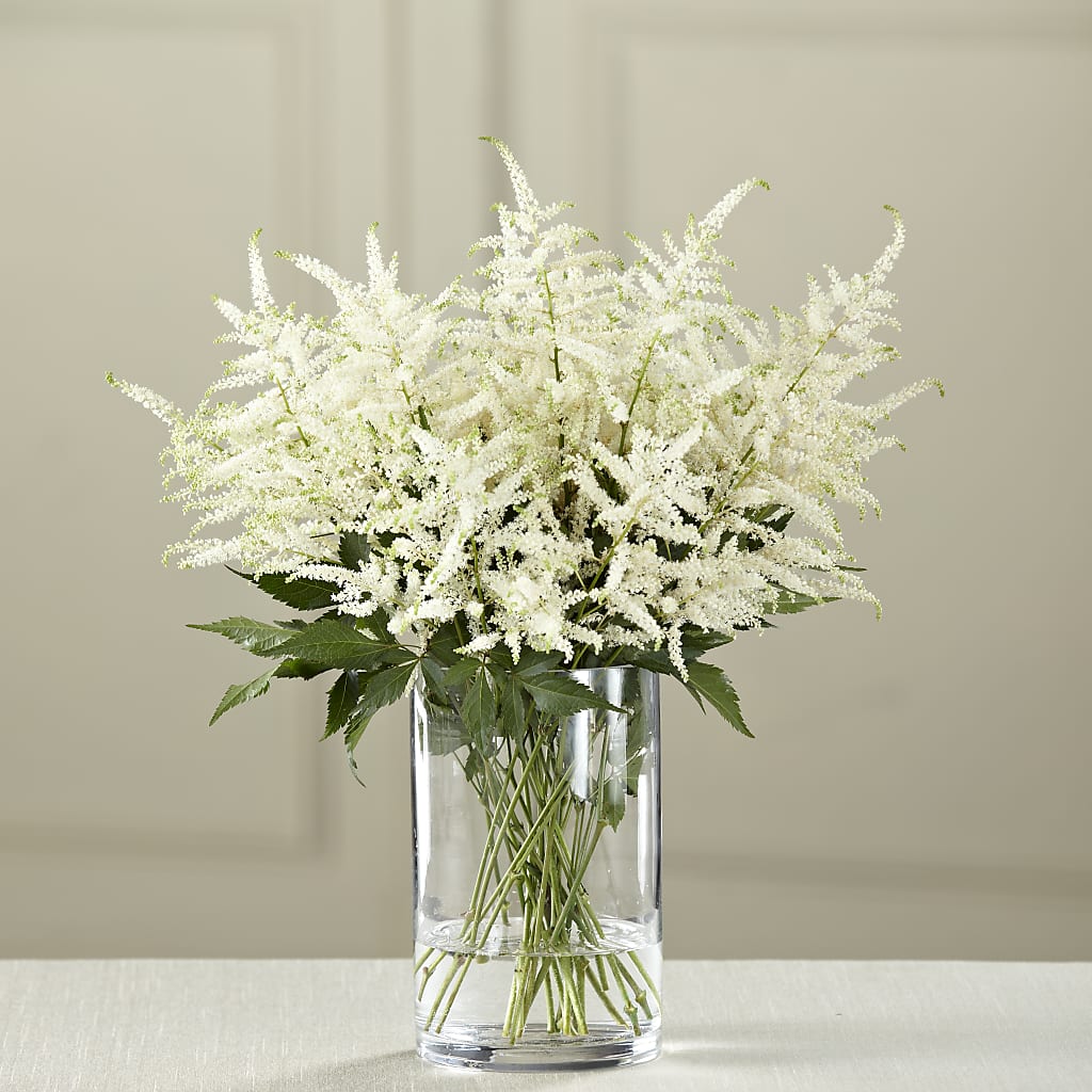 White Astilbe Bouquet – BEBE'S FLOWER SHOP, Los Angeles CA