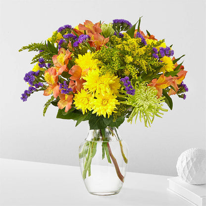Marmalade Skies Bouquet – BEBE'S FLOWER SHOP, Los Angeles CA