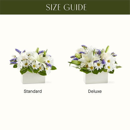 Beyond Blue Box Bouquet – BEBE'S FLOWER SHOP, Los Angeles CA