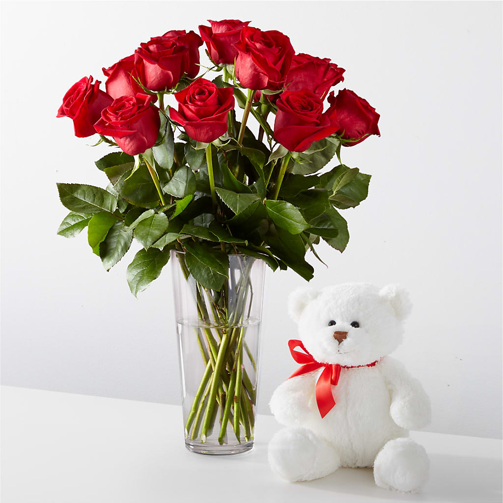 Romantic Long Stem Red Rose Bouquet Bundles – BEBE'S FLOWER SHOP, Los Angeles CA