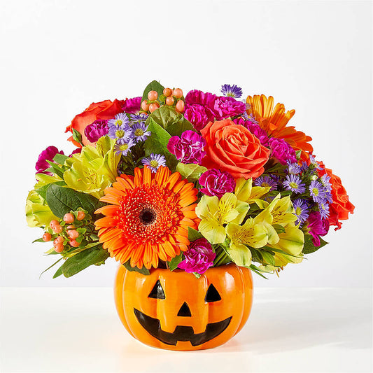 Tricks & Treats Pumpkin – BEBE'S FLOWER SHOP, Los Angeles CA