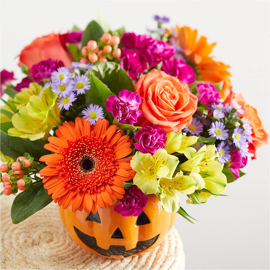 Tricks & Treats Pumpkin – BEBE'S FLOWER SHOP, Los Angeles CA