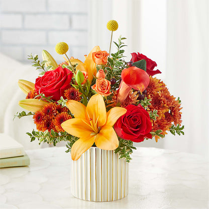Scarlet Skies Bouquet – BEBE'S FLOWER SHOP, Los Angeles CA