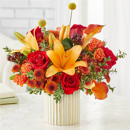 Scarlet Skies Bouquet – BEBE'S FLOWER SHOP, Los Angeles CA