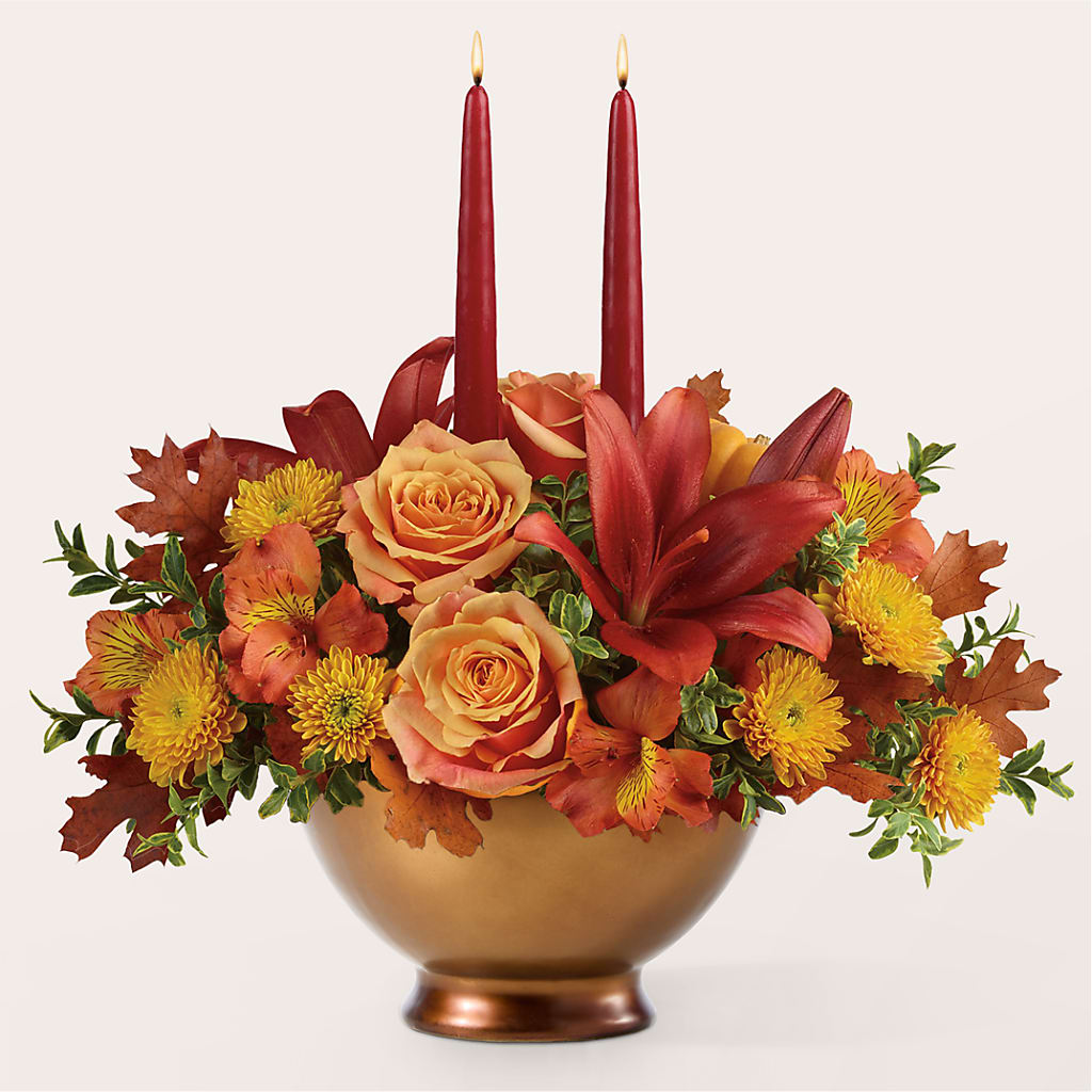 Harvest Table Centerpiece – BEBE'S FLOWER SHOP, Los Angeles CA