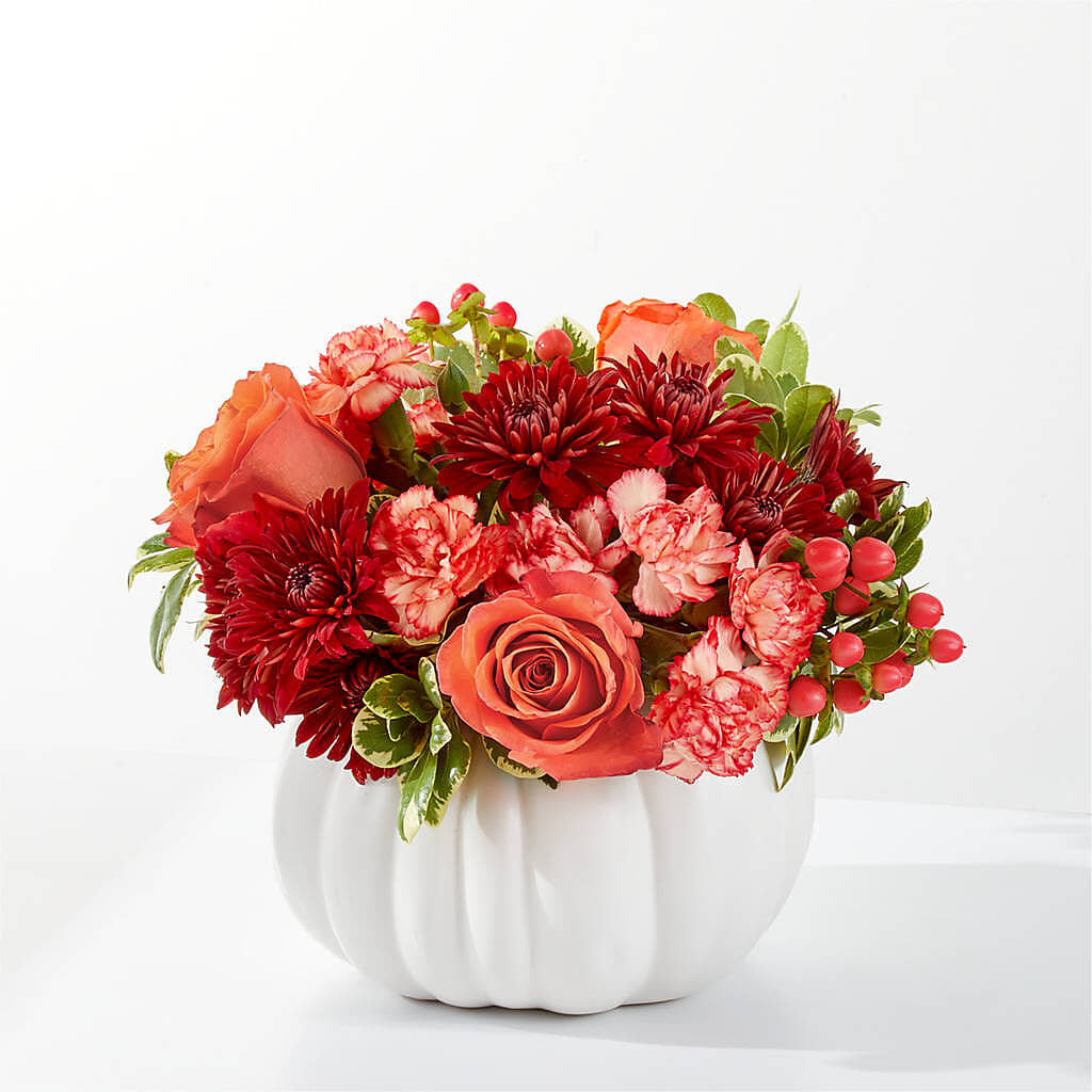 Autumn Air Pumpkin Bouquet – BEBE'S FLOWER SHOP, Los Angeles CA