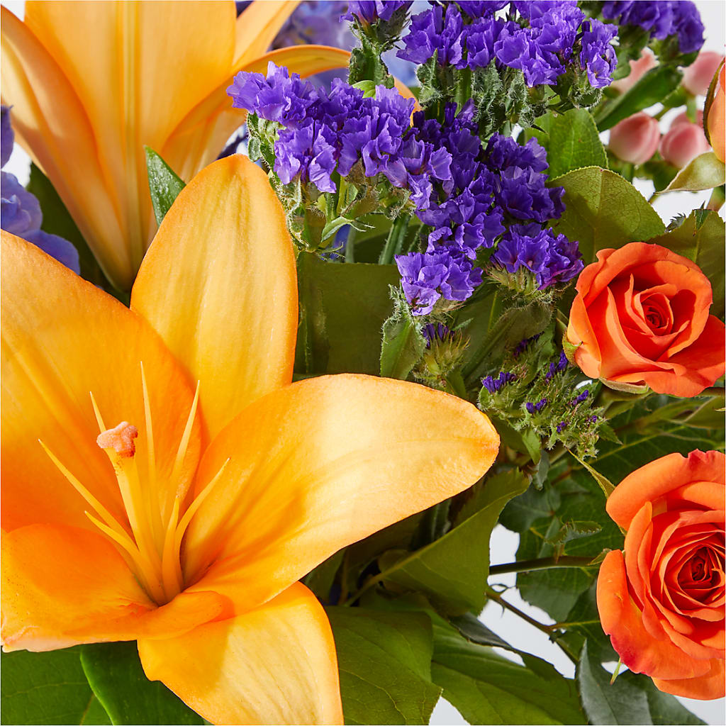 Radiant Citrus Bouquet – BEBE'S FLOWER SHOP, Los Angeles CA
