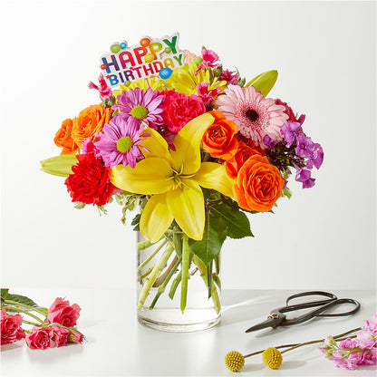 Cue the Confetti - A Florist Original – BEBE'S FLOWER SHOP, Los Angeles CA