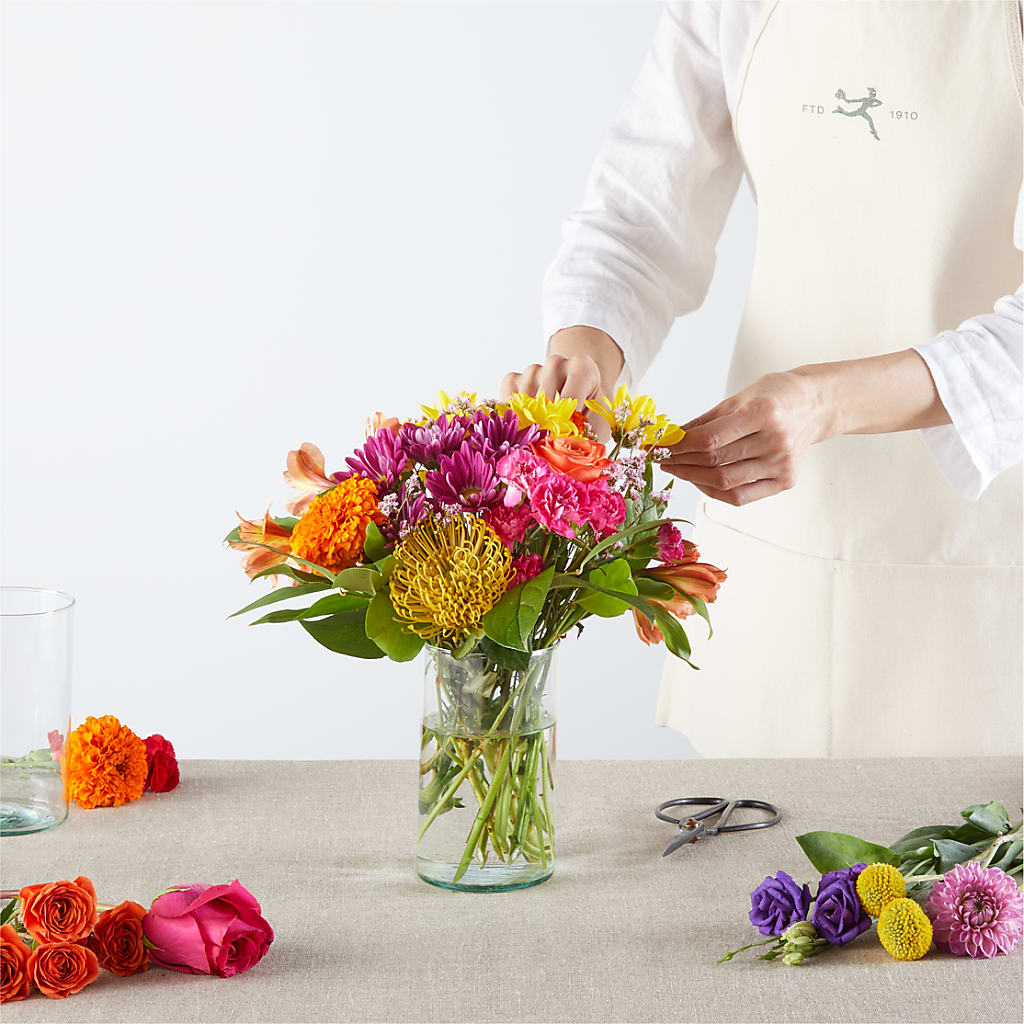 Feast of Color – A Florist Original – BEBE'S FLOWER SHOP, Los Angeles CA