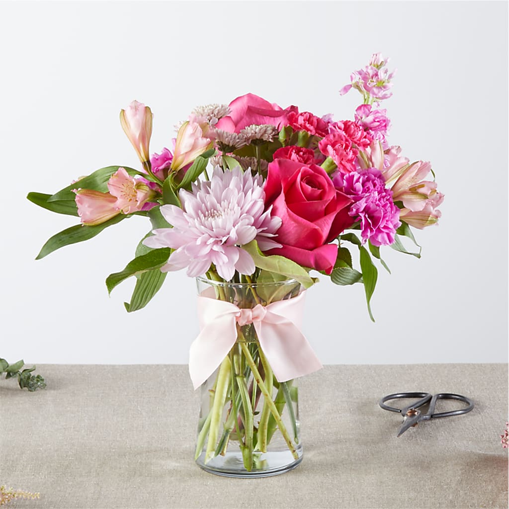 Pink Ribbon - A Florist Original – BEBE'S FLOWER SHOP, Los Angeles CA
