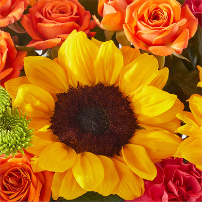 Sun-drenched Blooms Box Bouquet – BEBE'S FLOWER SHOP, Los Angeles CA