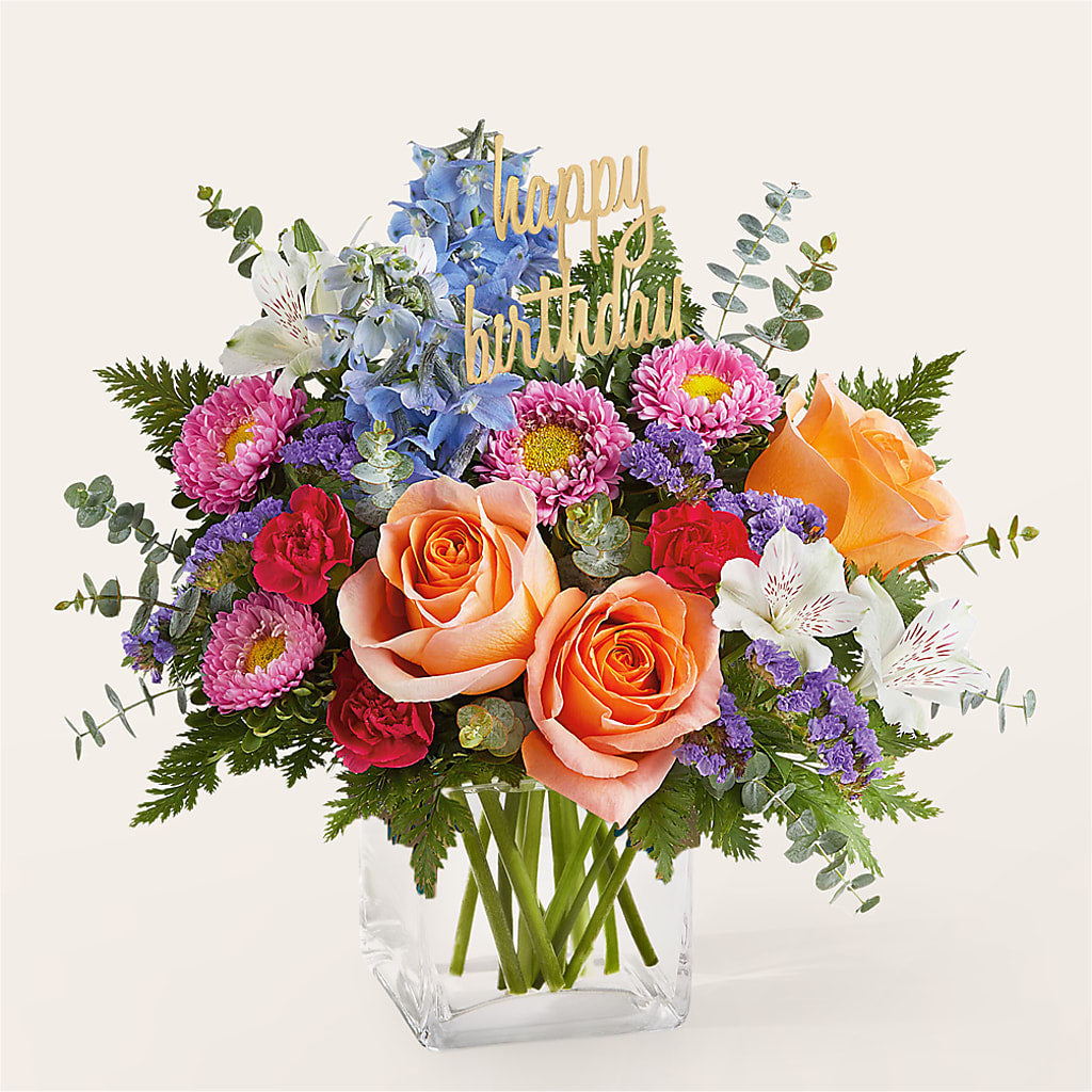 Birthday Bash Bouquet – BEBE'S FLOWER SHOP, Los Angeles CA