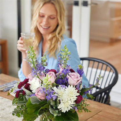Violet Frost Bouquet – BEBE'S FLOWER SHOP, Los Angeles CA