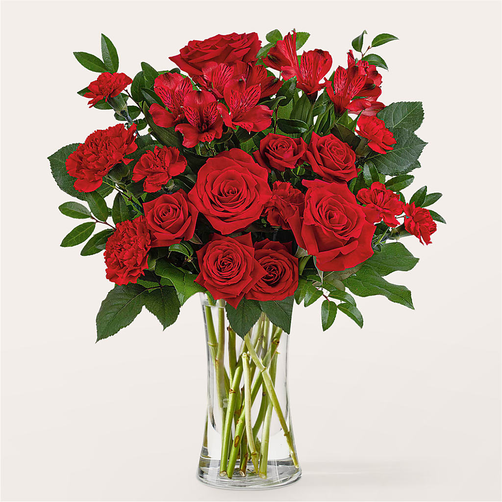 Brilliant Ruby Bouquet – BEBE'S FLOWER SHOP, Los Angeles CA