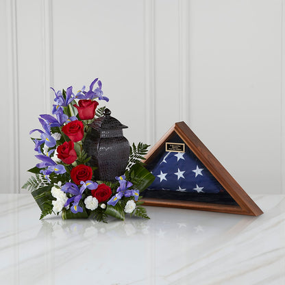 Patriotic Tribute Arrangement – BEBE'S FLOWER SHOP, Los Angeles CA