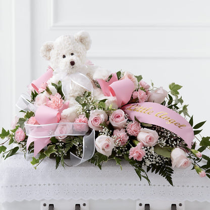 Touch of Sympathy Casket Spray – BEBE'S FLOWER SHOP, Los Angeles CA