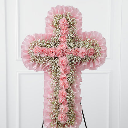 Angel's Cross Easel – BEBE'S FLOWER SHOP, Los Angeles CA