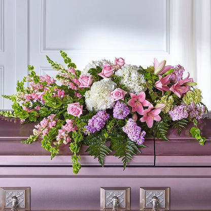 Life's Gratitude Casket Spray – BEBE'S FLOWER SHOP, Los Angeles CA