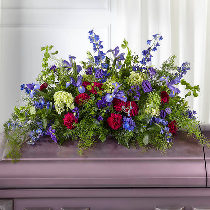 Always Treasured Casket Spray – BEBE'S FLOWER SHOP, Los Angeles CA