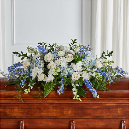 Timeless Essence Casket Spray – BEBE'S FLOWER SHOP, Los Angeles CA
