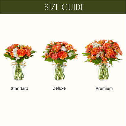 Apricot Glow Bouquet – BEBE'S FLOWER SHOP, Los Angeles CA